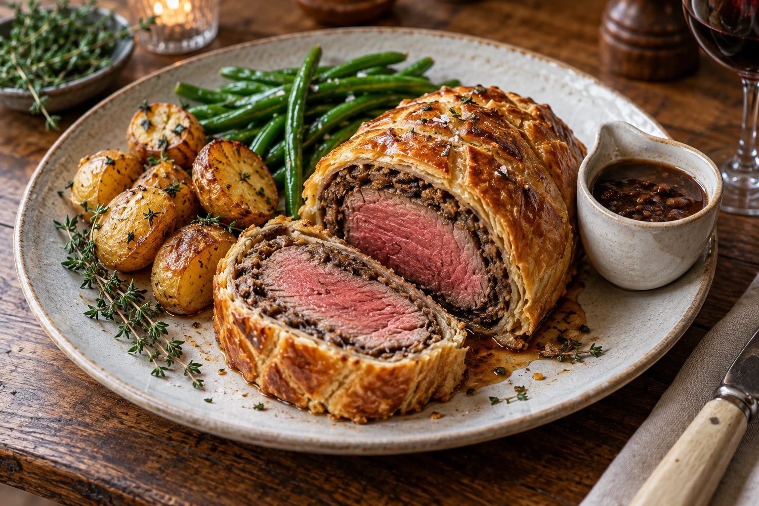 Quel accompagnement pour un bœuf wellington réussi