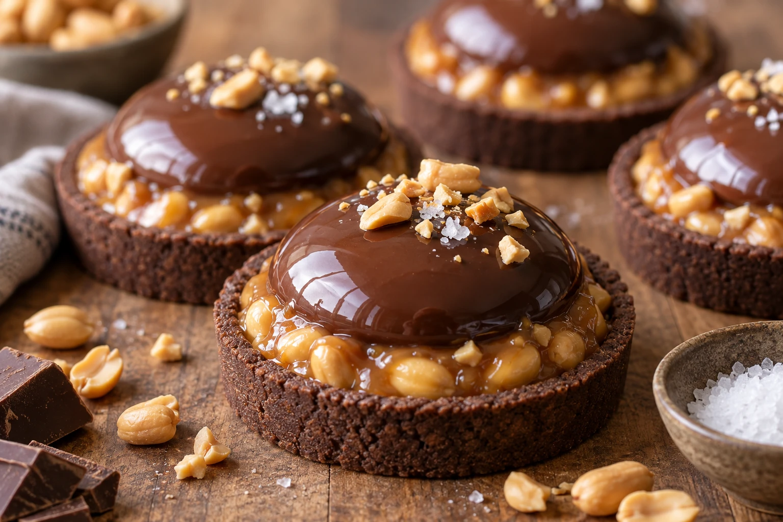 La tartelette snickers : la recette calibrée pour un résultat net